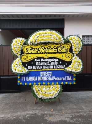 Papan Bunga Duka di Dulalowo Timur