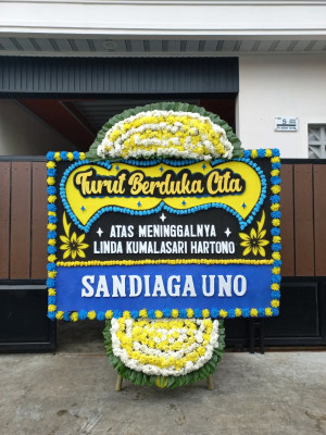 Papan Bunga Duka di Dulalowo Timur