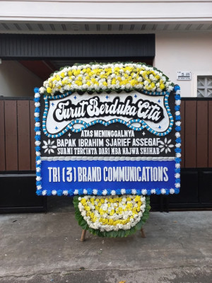 Papan Bunga Duka di Dulalowo Timur
